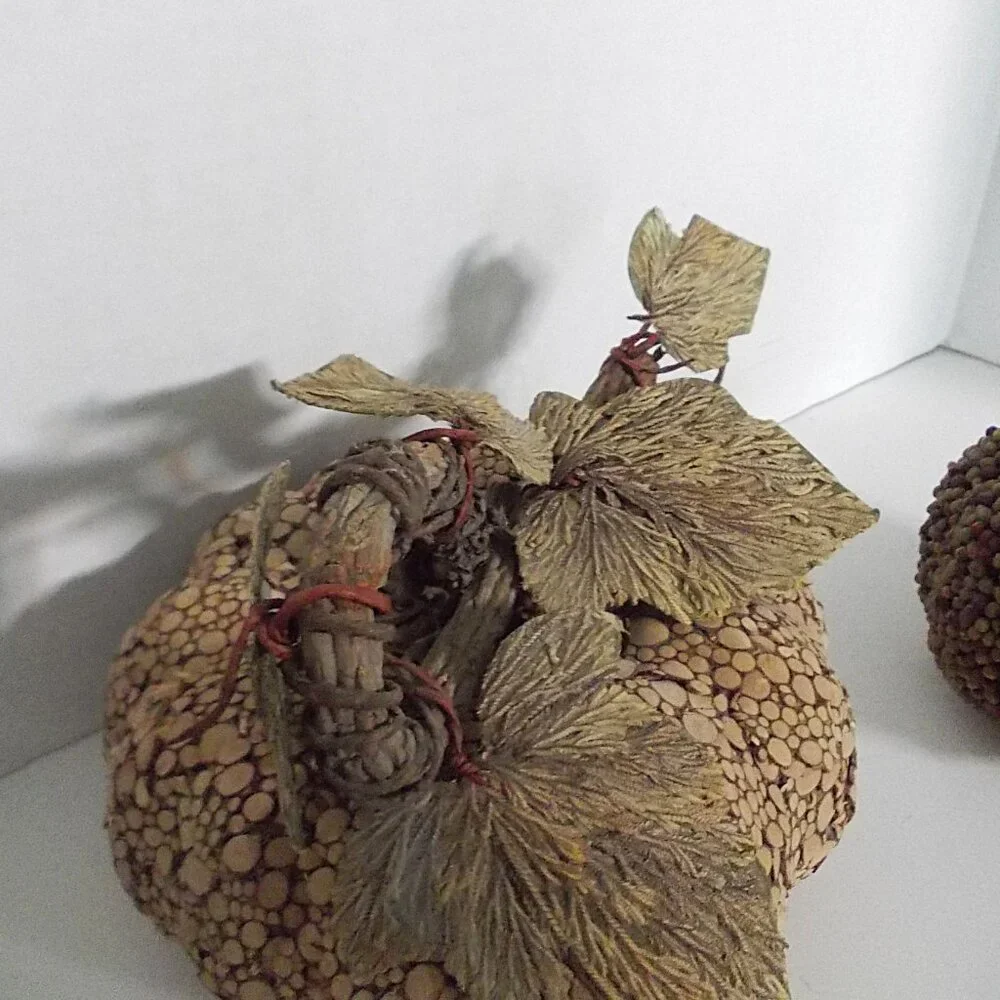2 Crate&Barrel Pumpkins